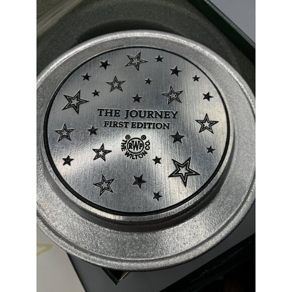 Limited Edition Wilton Armetale Christmas Plate "The Journey Of The Magi" 1993 - Picture 4 of 7